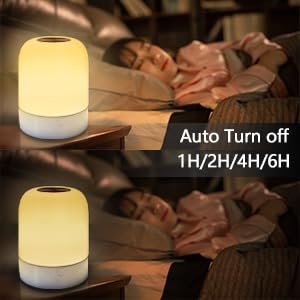 Night Light for Baby Nursery 13 Colors Bedside Touch Sensor Night Lamps for Kids Breastfeeding and Sleep Aid, USB Rechargeable Nursery Lights with Dimmable, Warm Light