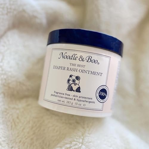 Noodle & Boo The Best Diaper Rash Ointment, Multi Purpose Baby Skin Care Zinc Oxide Ointment For Diaper Rash Prevention, Treatment & Relief, Fragrance Free