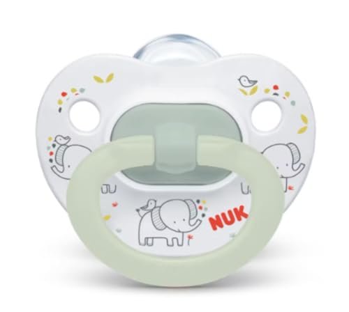 NUK Orthodontic Pacifiers, Boy, 0-6 Months, Blue (Pack of 2)
