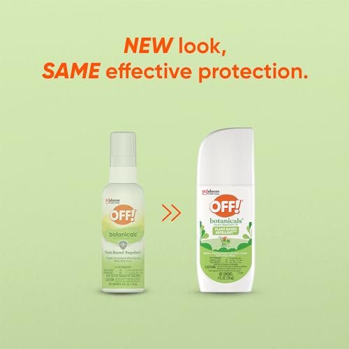 OFF! Botanicals Insect Repellent, Plant-Based Bug Spray & Mosquito Repellent, 4 Oz