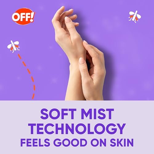 OFF! Clean Feel Insect Repellent Misting Spray, Fragrance-Free Bug Spray for Lasting Protection from Mosquitoes, 6 oz