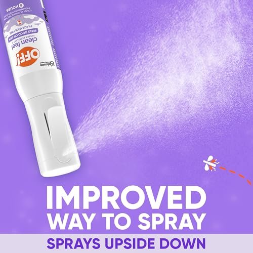 OFF! Clean Feel Insect Repellent Misting Spray, Fragrance-Free Bug Spray for Lasting Protection from Mosquitoes, 6 oz