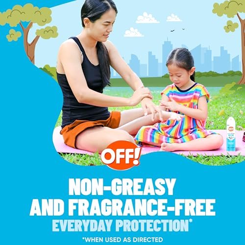 OFF! Insect Repellent Aerosol for Adults & Kids, Fragrance-Free Bug Spray for Everyday Protection from Mosquitoes, 7.5 Oz