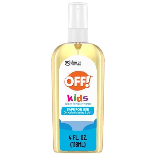 OFF! Kids Insect Repellent Spray, 100% Plant Based Oils, Safe for Use On Babies, Toddlers and Kids, 4 oz