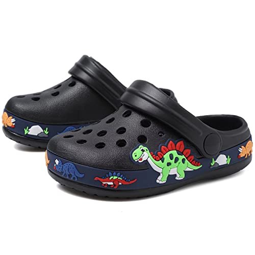 OHSNMAKSL Toddler Clog Slippers Garden Sandals Slip On Water Shoes Sneakers Cartoon Slides for Boys and Girls Children Beach Pool Shower