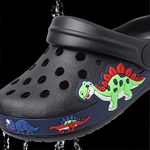OHSNMAKSL Toddler Clog Slippers Garden Sandals Slip On Water Shoes Sneakers Cartoon Slides for Boys and Girls Children Beach Pool Shower