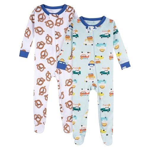 Onesies Brand baby-boys 2-pack Footed Pajamas