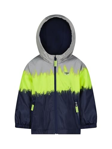 OSHKOSH B'GOSH Boys' Midweight Jersey Lined Hooded Jacket with Zipper Pocket