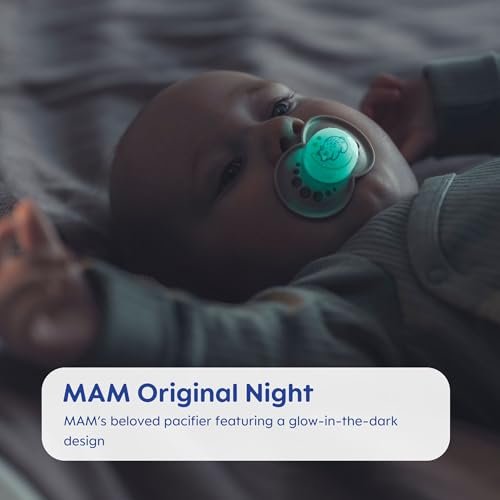 Pacifier, 16+ Months, Variety Pack (1 Original, 1 Air + 1 Night Pacifier), Unisex 3-Count