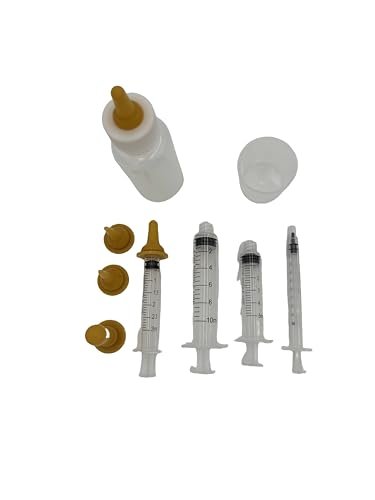 Pet Medication Feeder & Silicone Pill Dispenser for Dogs & Cats – Reusable Nursing Nipples for Kittens & Puppies, 10ml & 50ml Sizes – Easy, Mess-Free Dosing