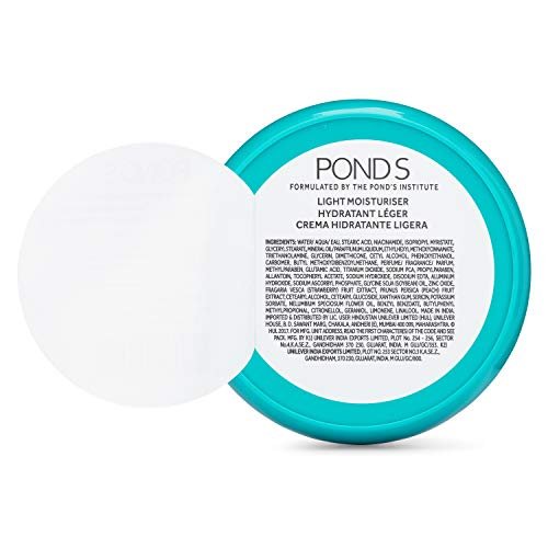 Pond's Light Moisturizer Cream, For Soft and Glowing Skin, Vitamin E, 3-Pack of 2.53 Fl Oz Each