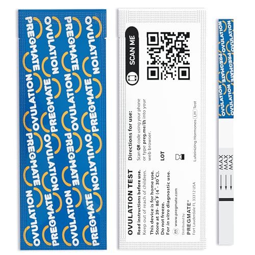 Pregmate 50 Ovulation Test Strips Predictor Kit (50 Count)