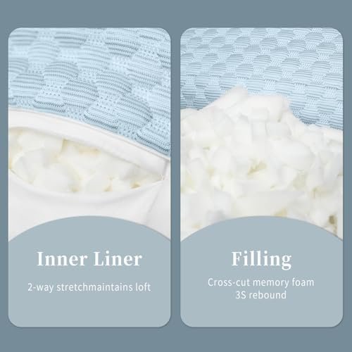 Pregnancy Pillow for Sleeping, Maternity Pillow for Pregnant Women, Cooling Pregnancy Pillow, Pregnancy Wedge Support for Back, Belly, Portable and Adjustable Body Pillow for Side Sleeper, Blue