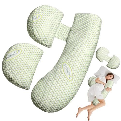 Pregnancy Pillow, Maternity Pillow for Pregnant Women, Soft Maternity Pillow with Detachable & Adjustable Pillow Cover, HIPS Legs