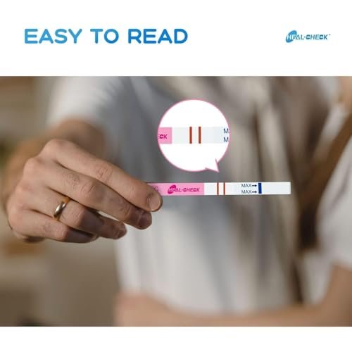 Pregnancy Test Strips Kit, 40-Count Individually Wrapped Pregnancy Test Strips for Early Detection at Home, Fertility Test with Urine Cup, Over 99% Accurate Result, 5mm HCG Test Strip, Wider, Sturdier