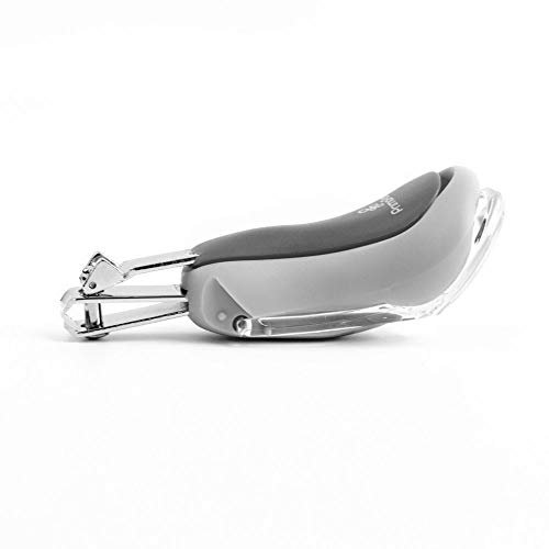Primo Passi - Baby Nail Clipper W/Magnifier | Baby Nail Manicure, Baby Fingernail Clippers, Baby Nail Care Trim Grooming, Nail Clipper Safe for Infant Toddler (Grey)