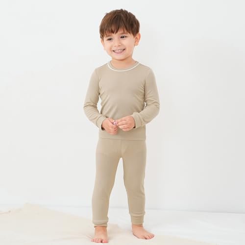 pureborn Baby Pajamas Set Pjs - Kids Toddler Boy Girl Short Sleeve Snug Fit Sleepwear 2pcs 18M-7Y