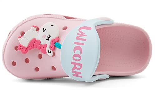 Qtdstz Girls Clog Toddler Shoes Kids Slip on Summer Beach Water Sandals