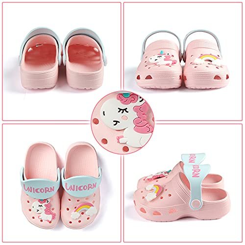 Qtdstz Girls Clog Toddler Shoes Kids Slip on Summer Beach Water Sandals