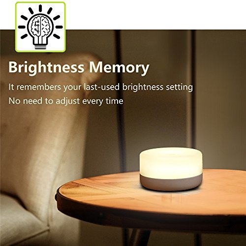 Rechargeable Mini Touch Night Light, Wireless LED Lamp for Kids - Portable, Dimmable Nursery Lamp