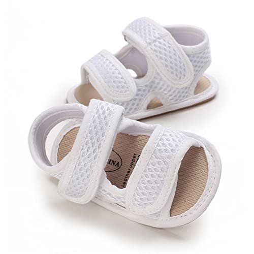 RVROVIC Baby Boys Girls Sandals Premium Infant Summer Outdoor Shoes PU Lightweight Soft Anti-Slip Sole Toddler Prewalker