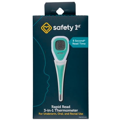 Safety 1st Rapid Read 3-In-1 Thermometer, Aqua, One Size