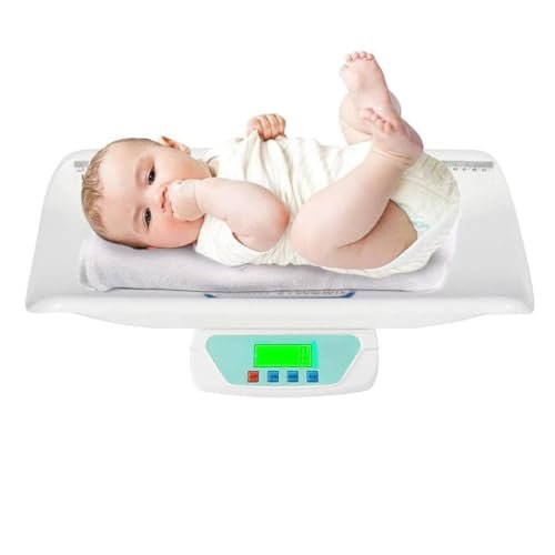 SAINI_MEDICOS Newborn Digital Baby Weighing Scale with Tray - Accurate and Reliable Weight Your Baby with Confidence Upto 30Kg Capacity