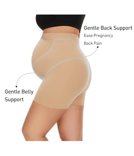 Seamless Maternity Shapewear, Belly Support Pregnancy Underwear for Maternity Photography and Baby Shower Dresses