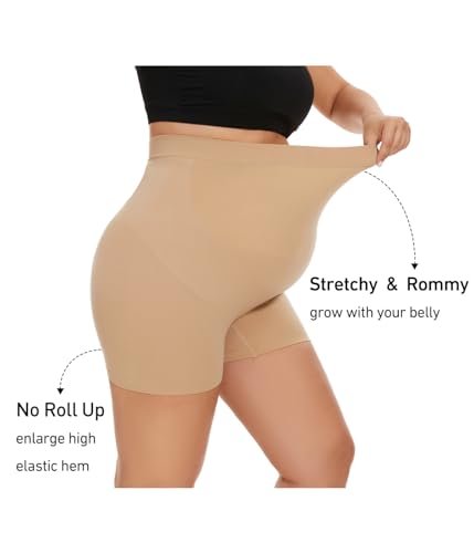 Seamless Maternity Shapewear, Belly Support Pregnancy Underwear for Maternity Photography and Baby Shower Dresses