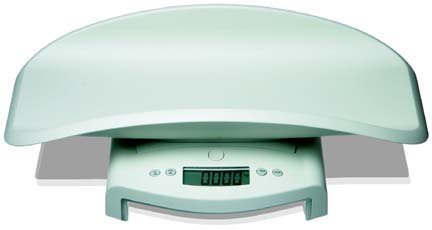 seca Electronic Baby Scale with Removable Tray (Weighs up to 44 lbs)