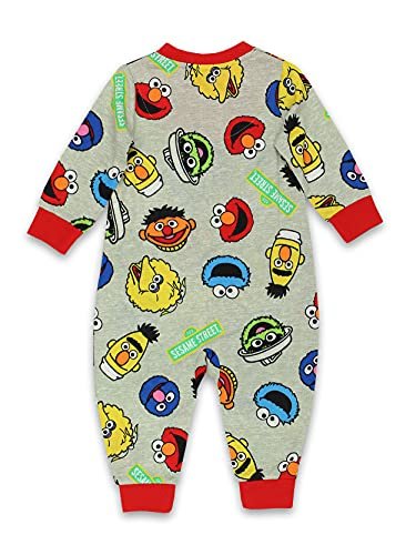 Sesame Street Elmo Cookie Monster Infant Toddler Footless Sleeper Pajamas