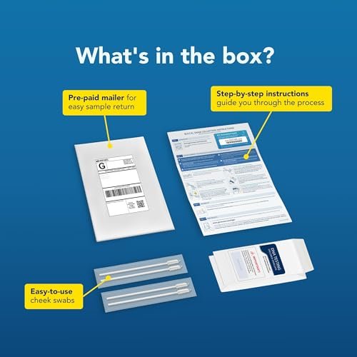 Sibling DNA Test - Results in 1-2 Days - Home DNA Test Kit for 2 Siblings - All Fees Included