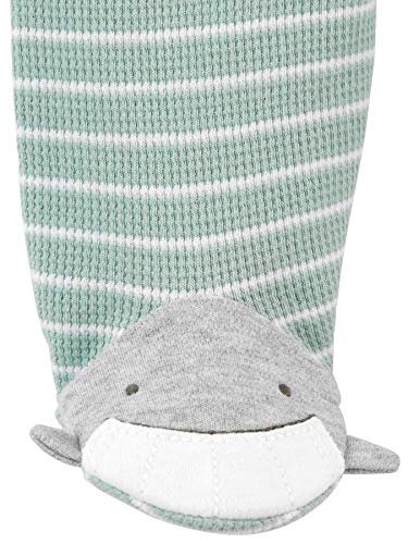 Simple Joys by Carter's Baby 2-Way Zip Thermal Footed Sleep and Play, Pack of 2