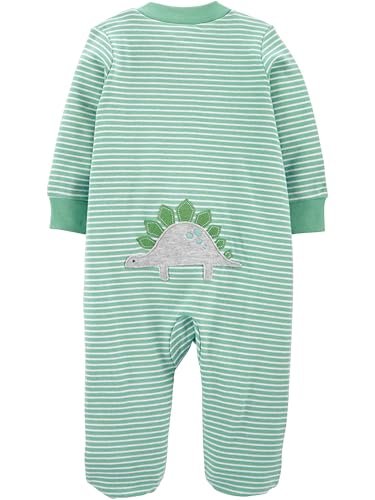 Simple Joys by Carter's Baby Boys' 2-Way Zip Thermal Footed Sleep and Play, Pack of 2
