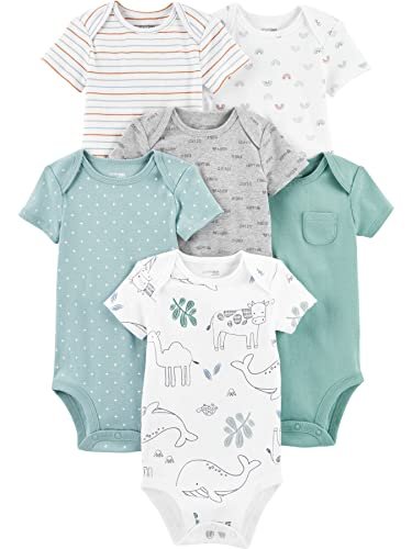 Simple Joys by Carter's Unisex Babies' Short-Sleeve Bodysuit