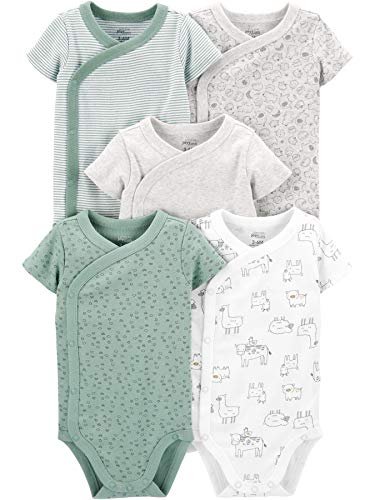 Simple Joys by Carter's unisex-baby 5-pack Side Snap Short-sleeve Bodysuit