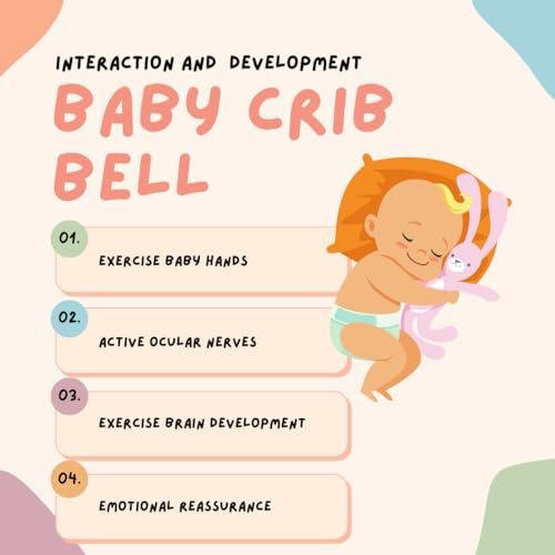 Sleeping Bear Baby Crib Mobile - Handmade Soothing Bedtime Baby Mobile for Crib - Felt Night Mood Nursery Decor for Baby Boys & Girls - Easy Assembly & Durable – Perfect Newborn Gifts