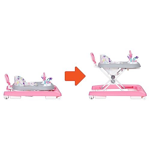 Smart Steps® Trend Plus 2-in-1 Walker with Deluxe Toys, Orbits Pink
