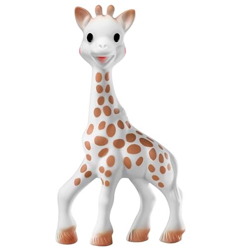 Sophie la girafe | Handcrafted for 60 Years in France | 100% Natural Rubber | Designed for Teething Babies | Awaken All 5 Senses | Easy to Clean | Pack of 1