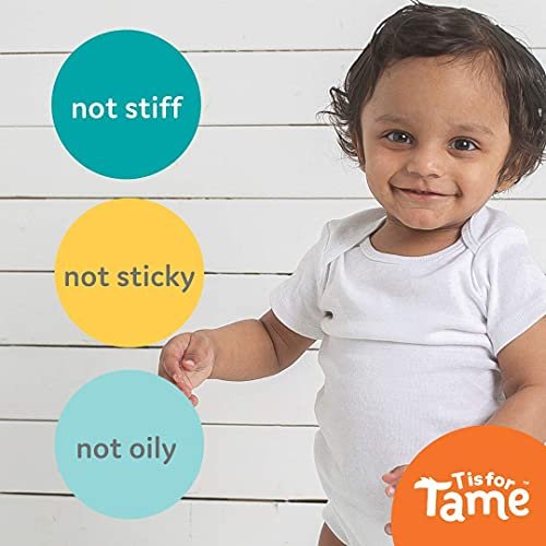 T is for Tame - Hair Taming Cream for Kids, All-Natural for Frizz & Flyaways, Coconut Oil, Leave-in Cream for Babies & Toddlers, Straight or Curly