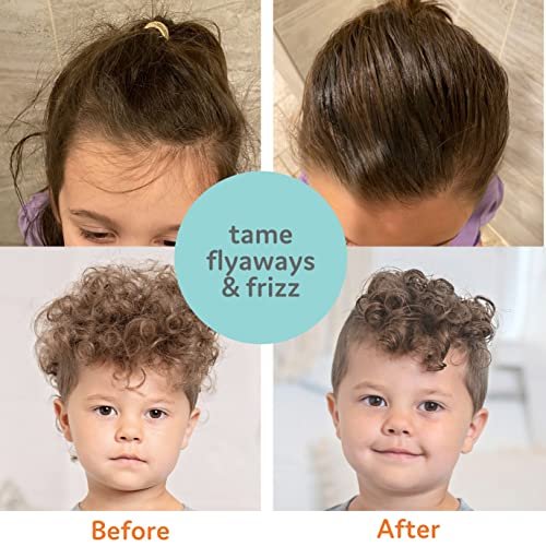 T is for Tame Taming Gel - Boys & Girls Baby Hair Styling Gel for Frizz Control, Flyaways - Natural Toddler, Kids Hair Tamer, Flexible Hold, 3.38fl oz, 1 Pack