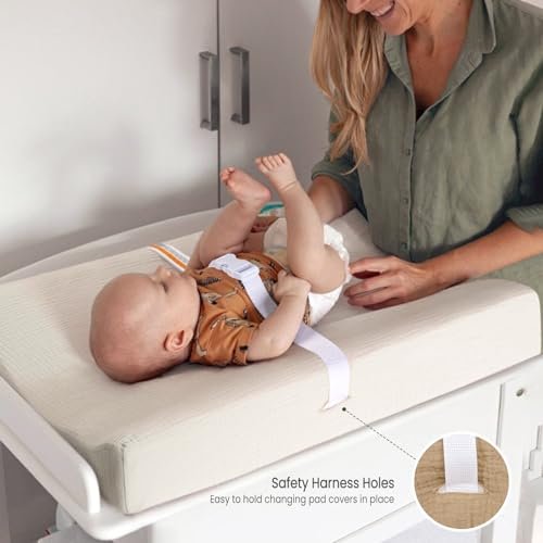Termichy Muslin Changing Pad Covers: Baby Diaper Changing Table Covers - Changing Pad Sheets for Boys Girls