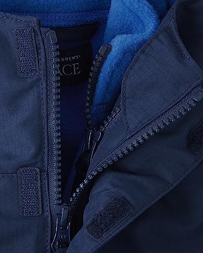 The Children's Place Baby Boys' and Toddler Heavy 3 in 1 Winter Jacket, Wind Water-Resistant Shell, Fleece Inner