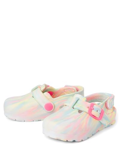 The Children's Place Baby Girl and Toddler Closed Toe Clogs with Backstrap Sandal, Multcolor