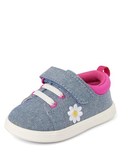 The Children's Place Baby-Girl's and Newborn First Steps Sneakers Walker Shoe