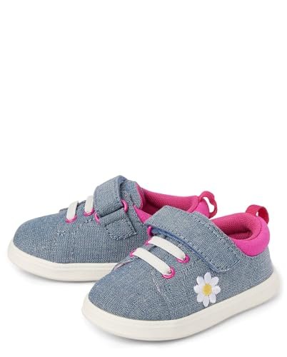 The Children's Place Baby-Girl's and Newborn First Steps Sneakers Walker Shoe