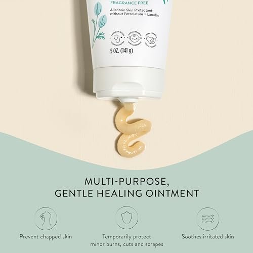 The Honest Company Head to Toe Multi-Purpose Healing Ointment | Safe for Sensitive Skin | Hypoallergenic, Fragrance Free, Vegan | 5 oz