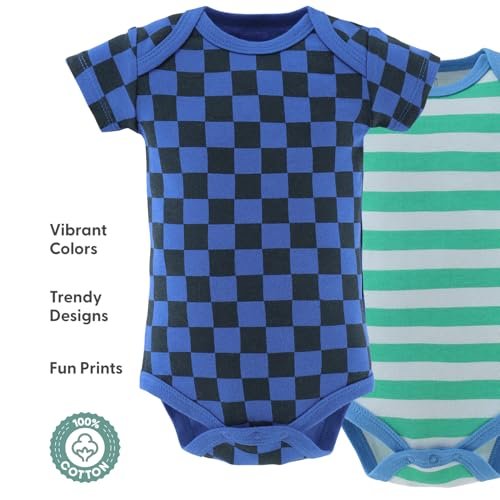 The Peanutshell Baby Boys' Bodysuits, Baby Clothes Boy, Newborn to 24m Baby Body Suits, Infant Boys Outfits, Baby Essentials