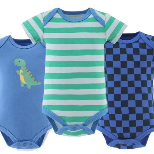 The Peanutshell Baby Boys' Bodysuits, Baby Clothes Boy, Newborn to 24m Baby Body Suits, Infant Boys Outfits, Baby Essentials