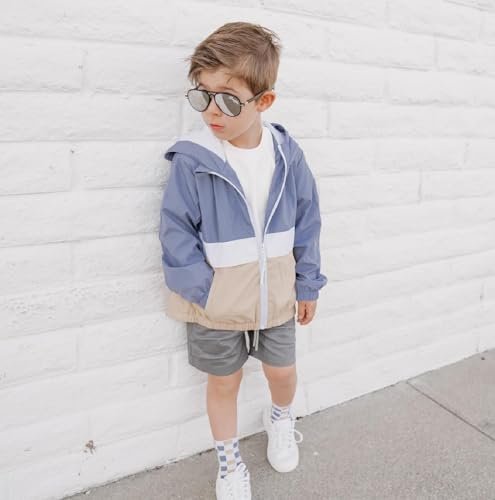 TheFound Toddler Girls Boys Hoodies Jacket Checkerboard Zip-Up Hooded Long Sleeve Coat Fall Winter Kid Baby Clothes Outerwear